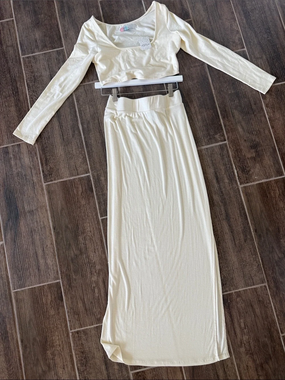 Free People Beach 🏖️ Cream Maxi Skirt — Soft High-Waist Women’s Skirt